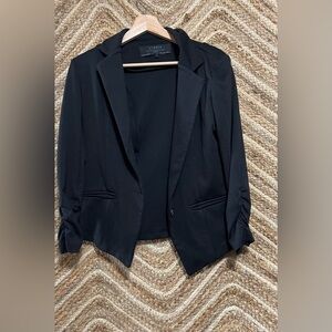 Stoosh Extraordinary Women's Vintage Black Blazer,Button Closure,Size Small